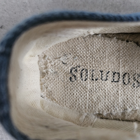 🍍 Soludos chambray espadrilles pineapple embroidery size 7 🍍 - Picture 5 of 6